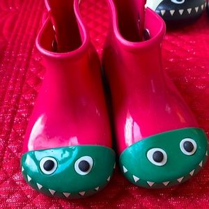 Mini Melissa Monster Dinosaur boots 7